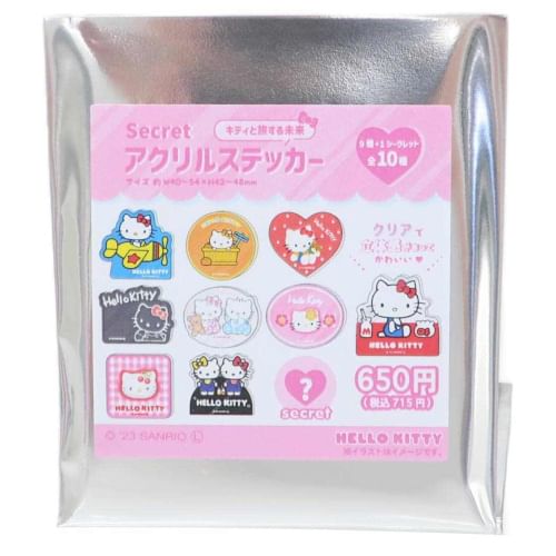 T'S Factory - Sanrio Hello Kitty acrylsticker (10 soorten) (blinde doos)