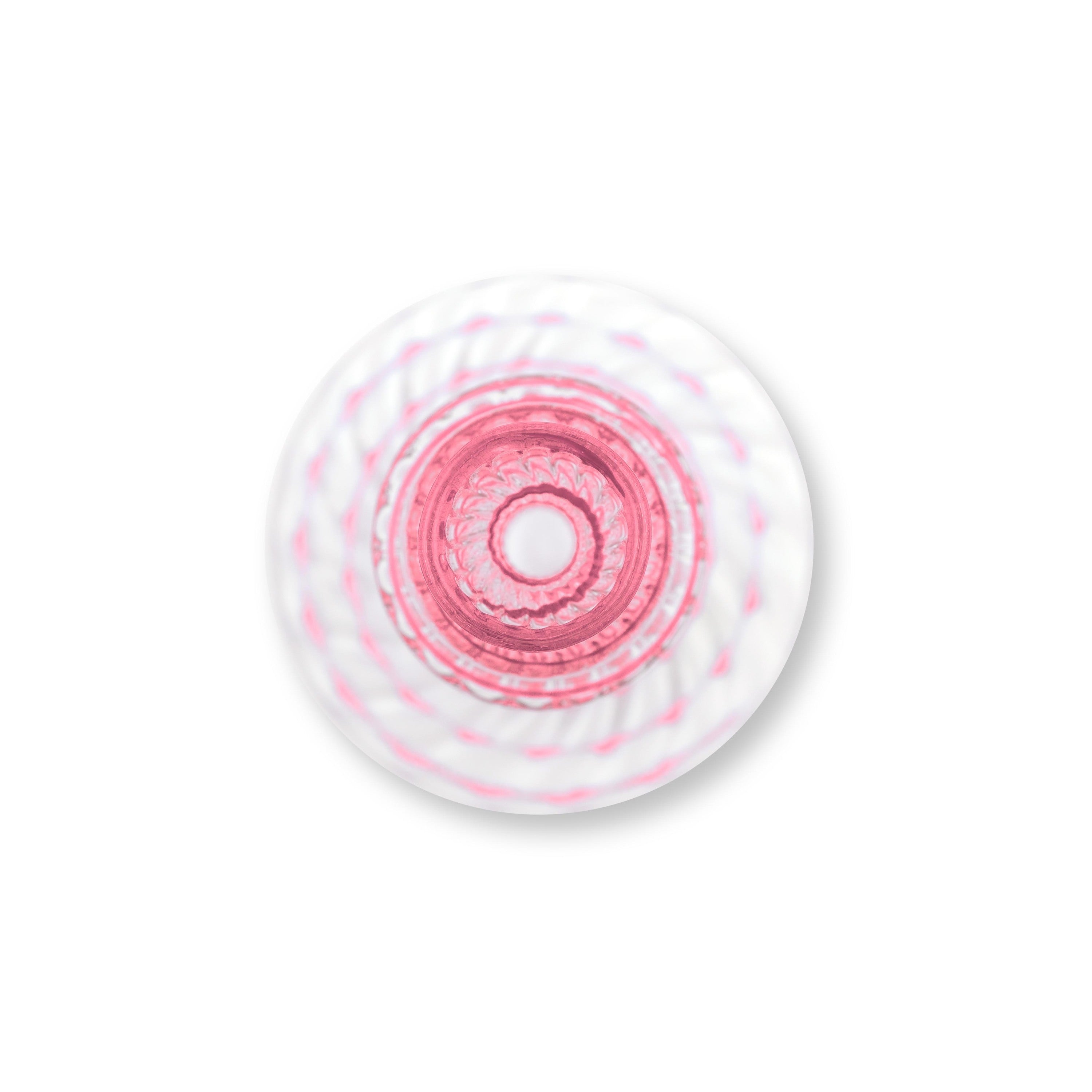Pip Studio - Kandelaar - Woonaccessoires - Roze - Glas Swirl - 28cm