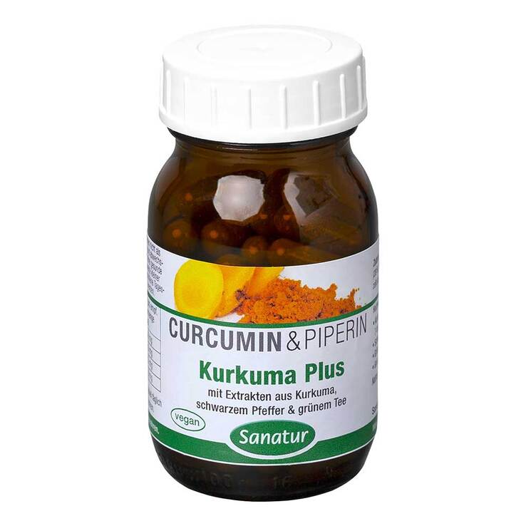 Kurkuma Plus Curcumin Kapseln, 60 St