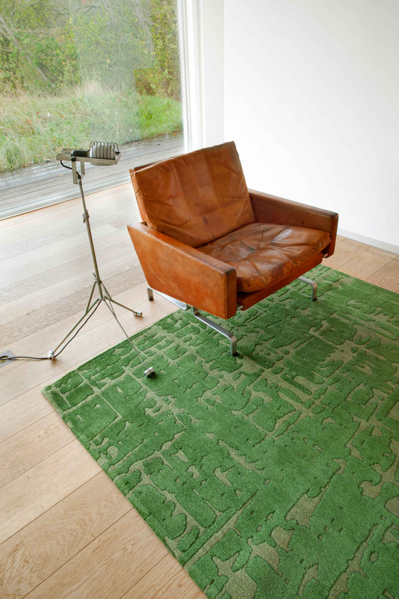 Ecorugs vloerkleed Baobab groen ∅ 240 cm