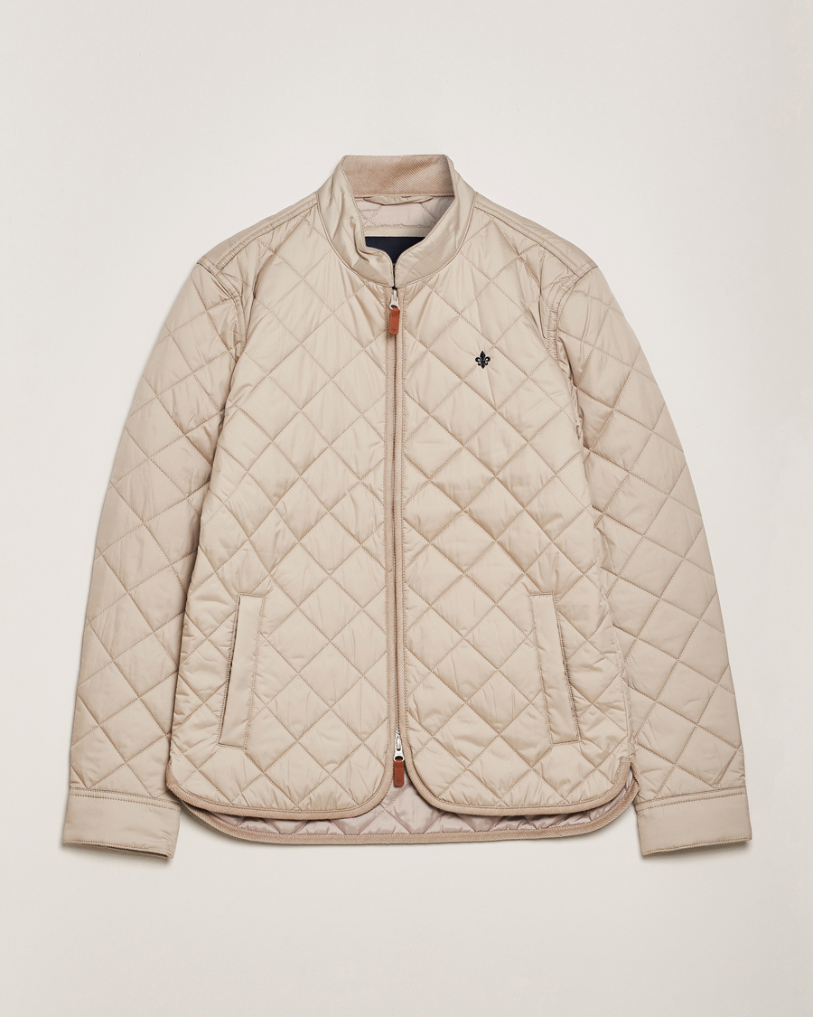 Morris Teddy Quilted Jacket Beige