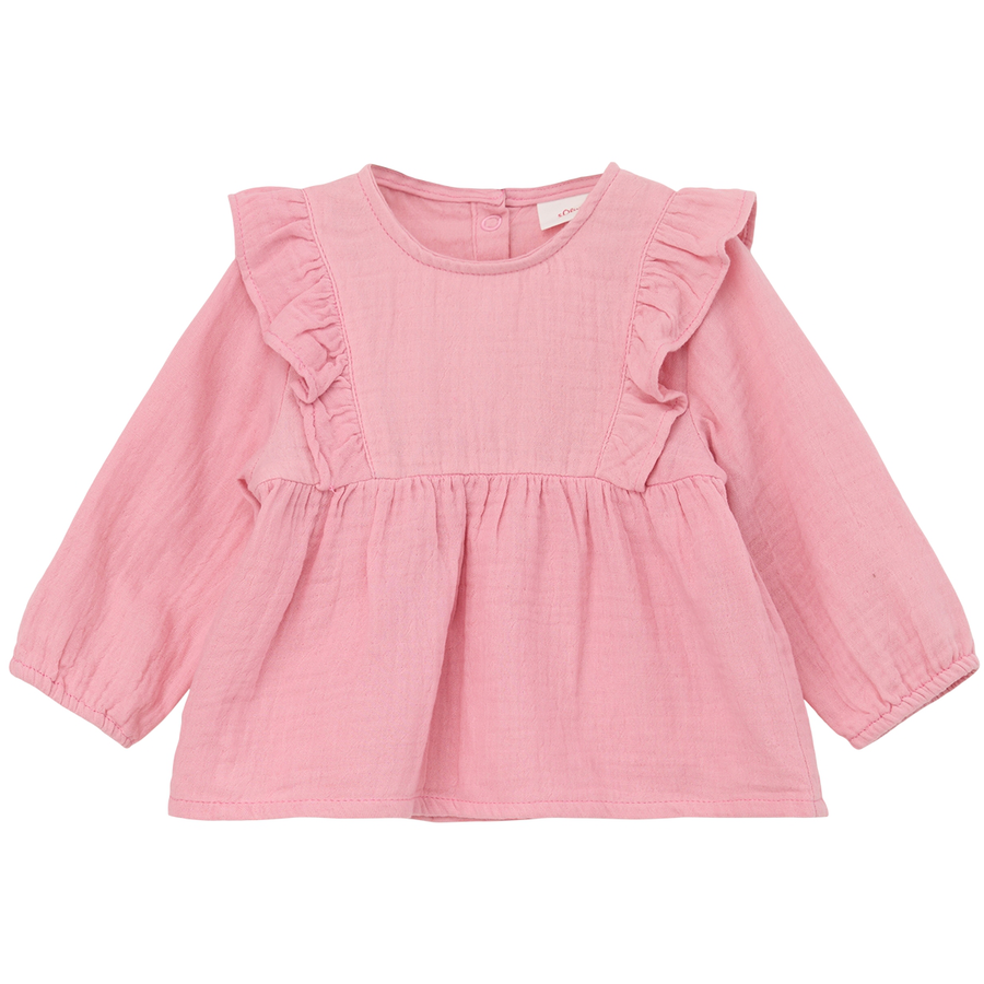 s.Oliver Musselinbluse rosa