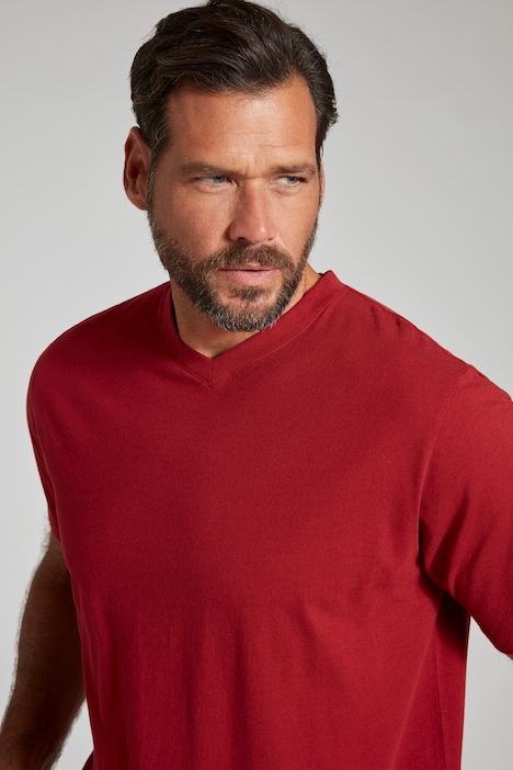 JP 1880 T-Shirt, Basic, V-Ausschnitt, bis 8XL