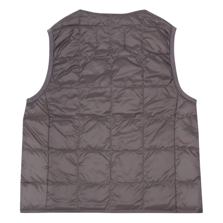Taion Veste Matelassée Sans Manches | Gris
