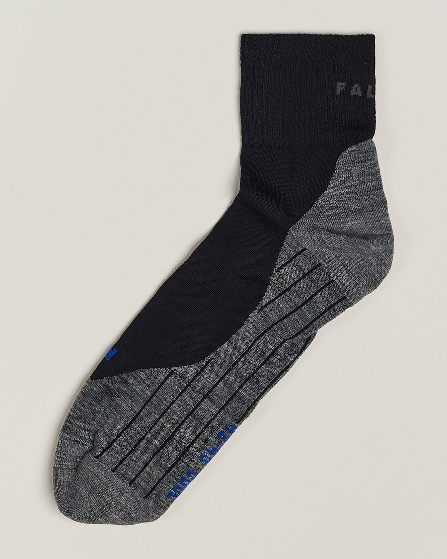 Falke TK5 Wander Cool Short Trekking Socks Black