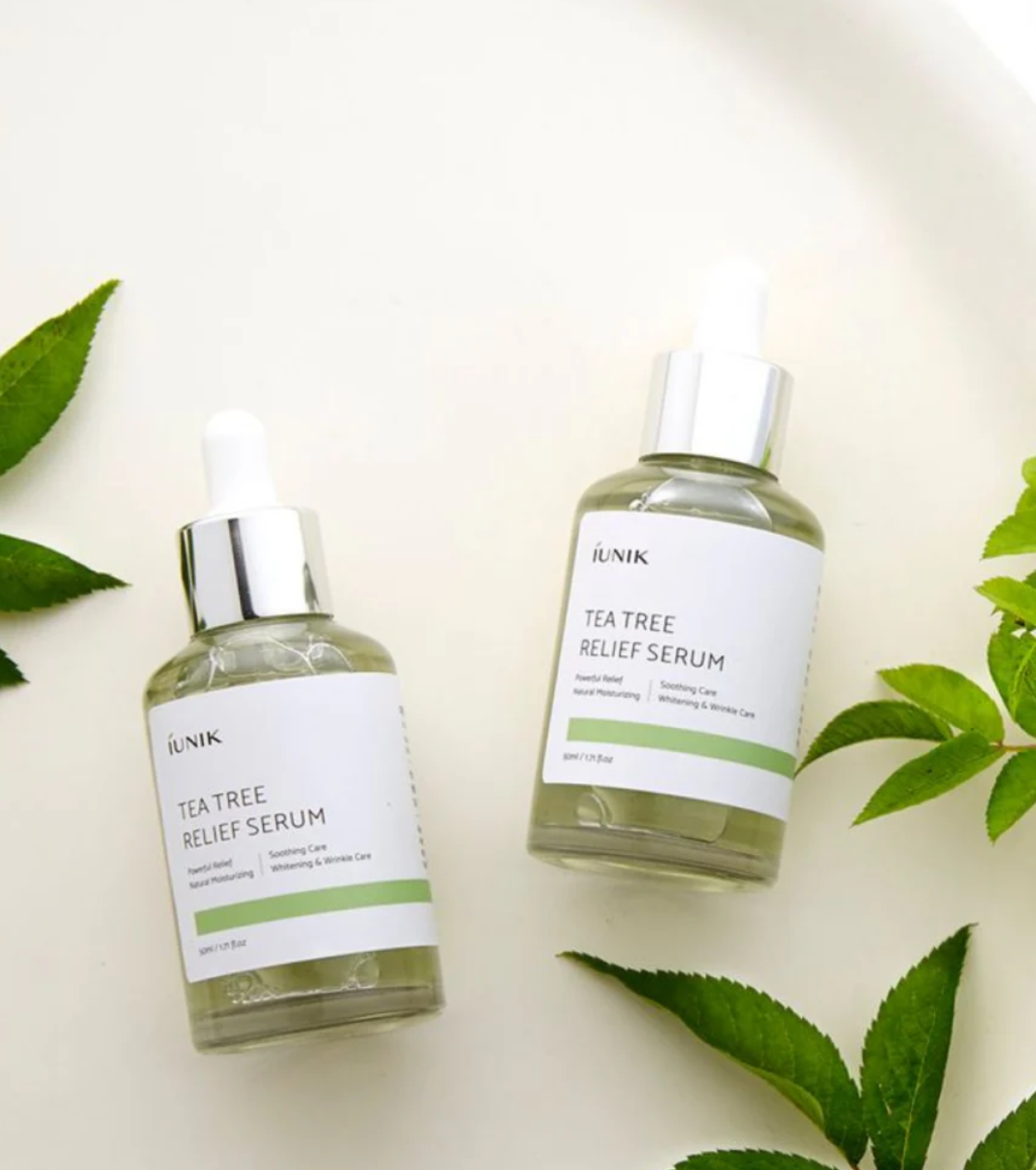 iUNIK - Sérum Facial Tea Tree Relief - Pele com Acne