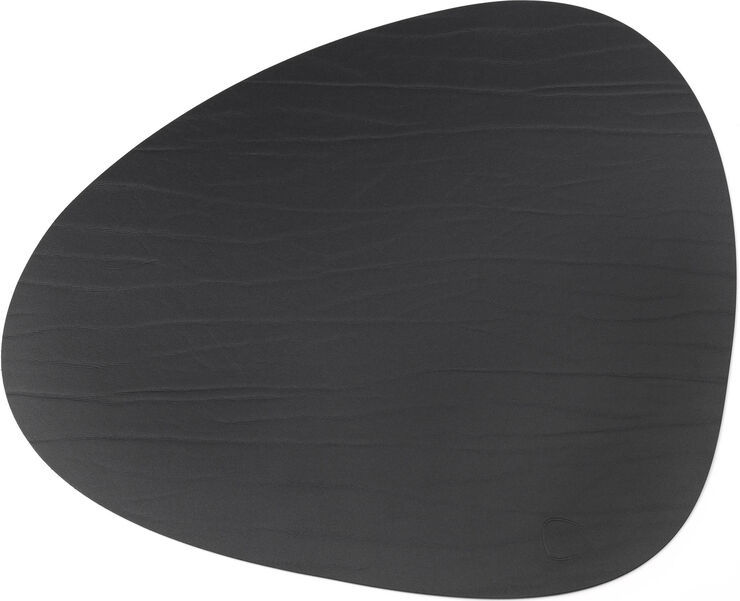 LIND DNA TABLE MAT CURVE  BUFFALO Dækkeserviet Buffalo black