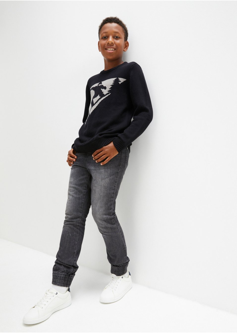 Pull en maille coton garçon