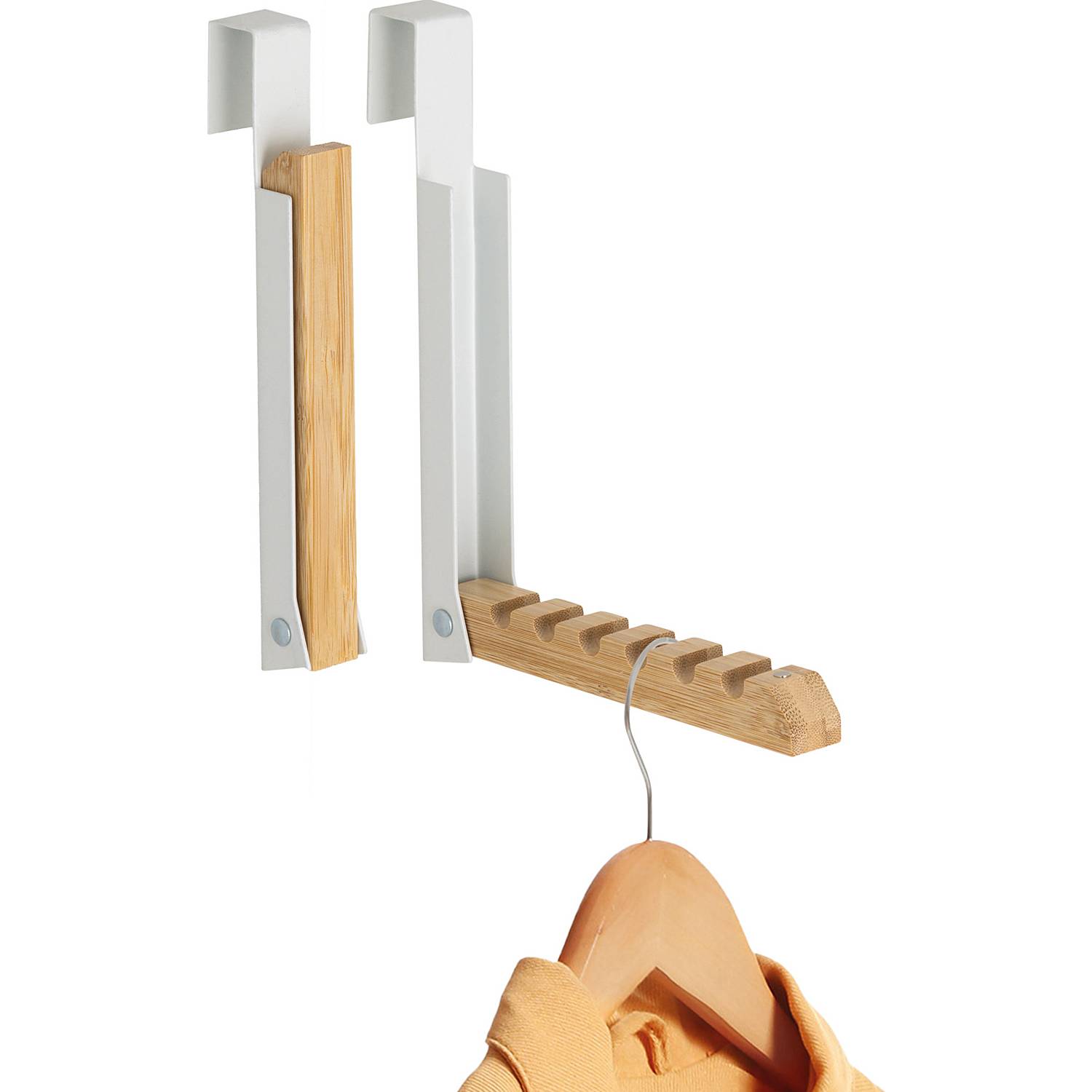 Türgarderobe ausklappbar im 2er-Pack
