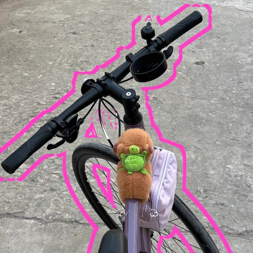 NEJA - Dierlijke pluche klapfietsdecoratie / klem (verschillende ontwerpen)