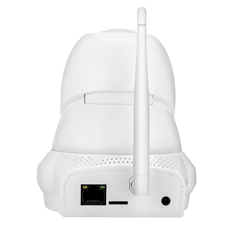 (5MP) WiFi Internet IP Kamera HD 1080p IR Nachtsichtfunktion und Bewegungserkennung / AP / Audio / Micro SD Slot / IP66 (iOS/Android)