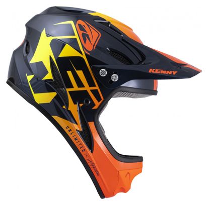 Casque Intégral Kenny Down Hill 2022 Graphic Orange