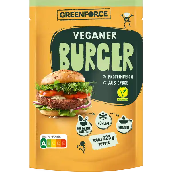 Veganer Burger Mix