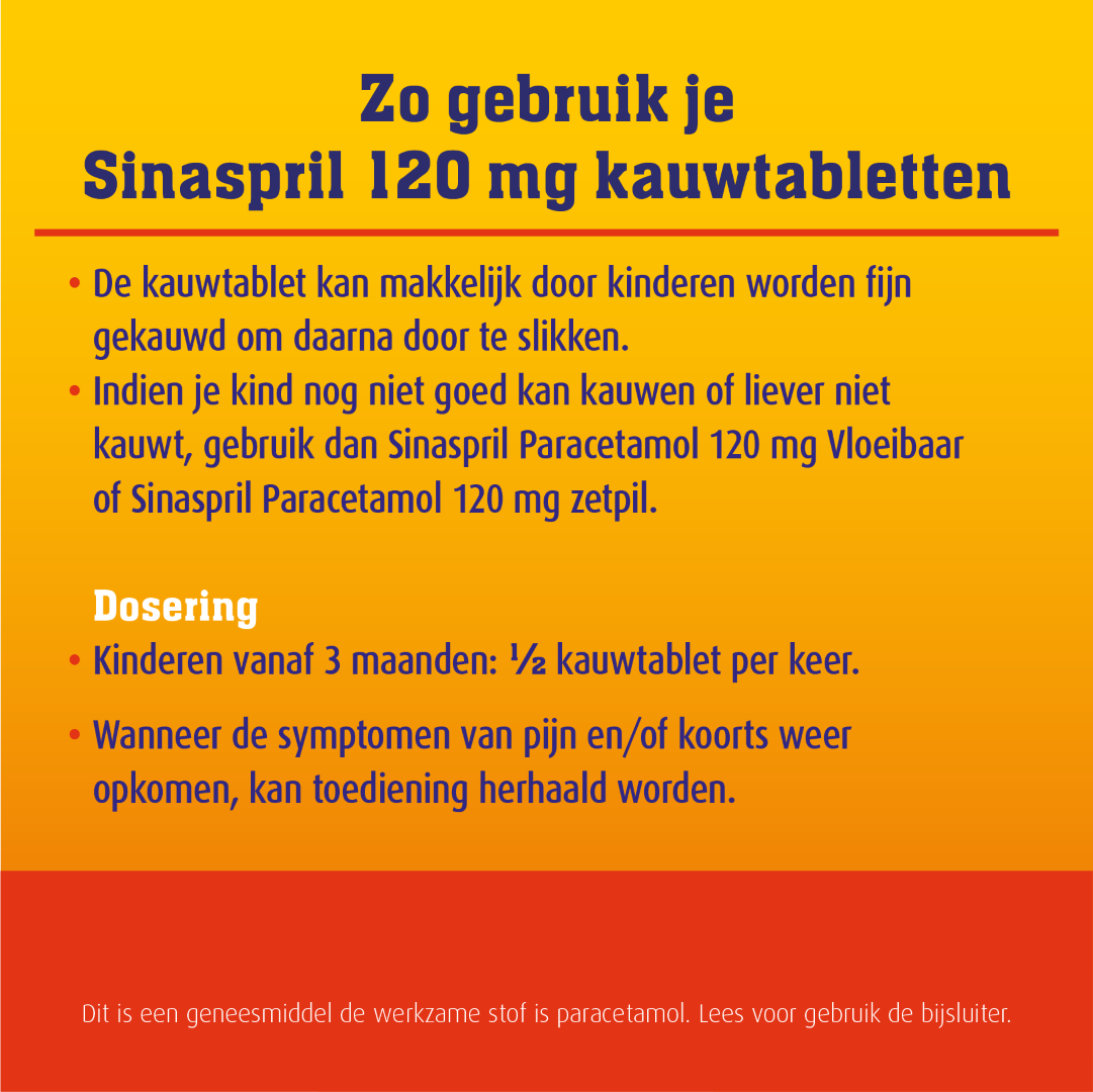 Sinaspril 120mg (16 tabletten)