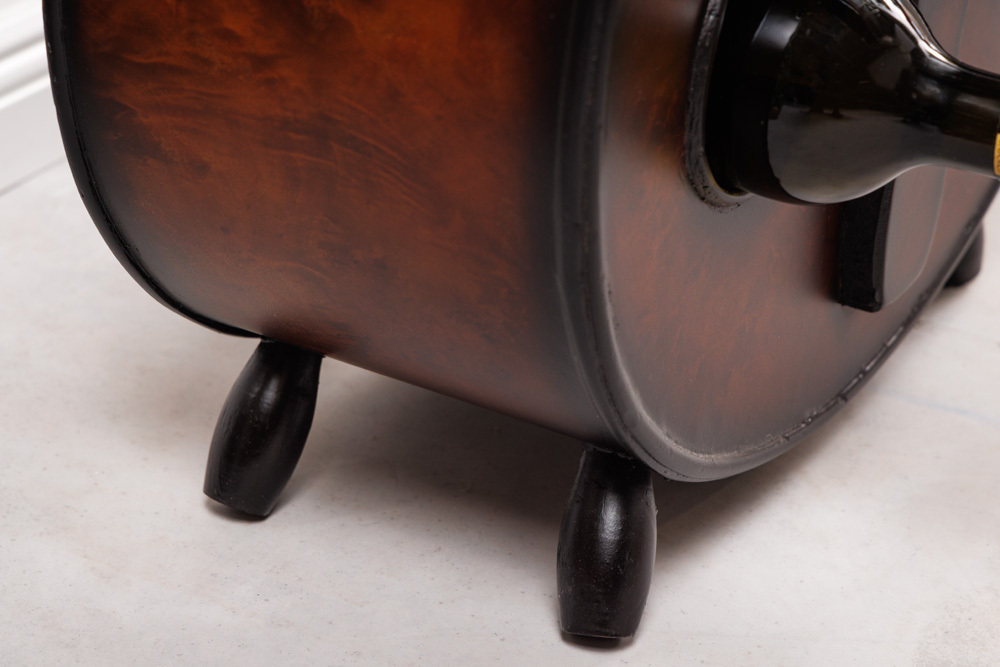 Extravagantes Weinregal CELLO 133cm braun Tannenholz für 10 Flaschen
