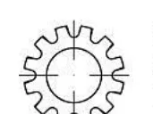 TOOLCRAFT 138372 Tandskive Indvendig diameter: 28 mm DIN 6797 Fjederstål Galvaniseret 100 stk