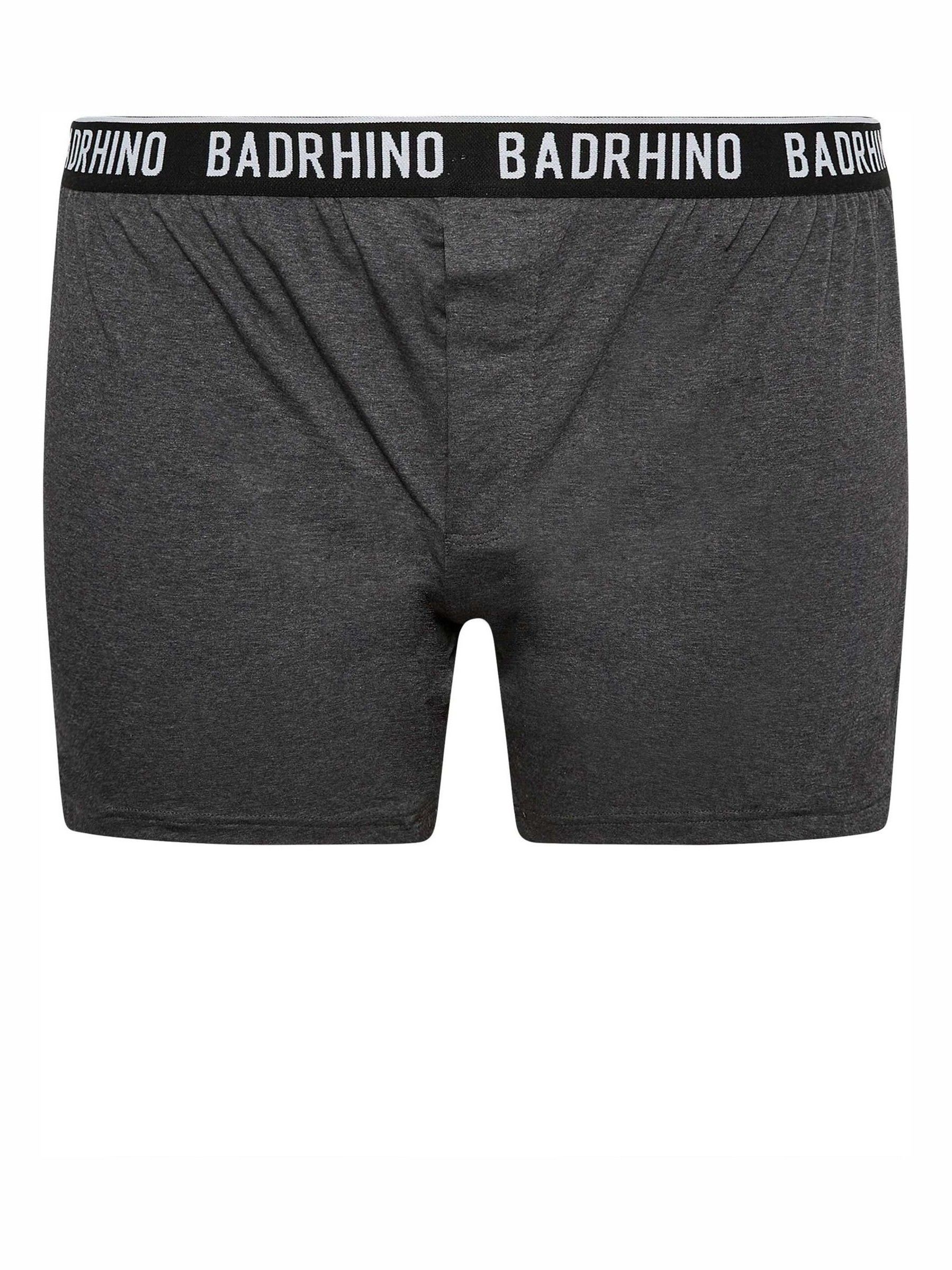 Grijs - BadRhino Big & Tall - 5 Boxershorts