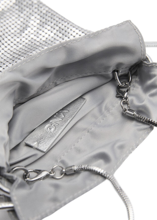 MANGO BAG P-- FRAN Silver