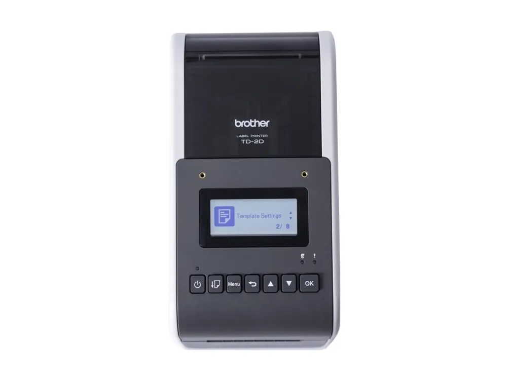 Brother TD-2350D203 - Mærkat/kvitteringsprinter - S/H - direkte termisk - Rulle (6,3 cm) - 203 dpi - op til 152.4 mm/sek. - Wi-Fi(n), Bluetooth 5.2, LAN, USB 2.0, USB vært