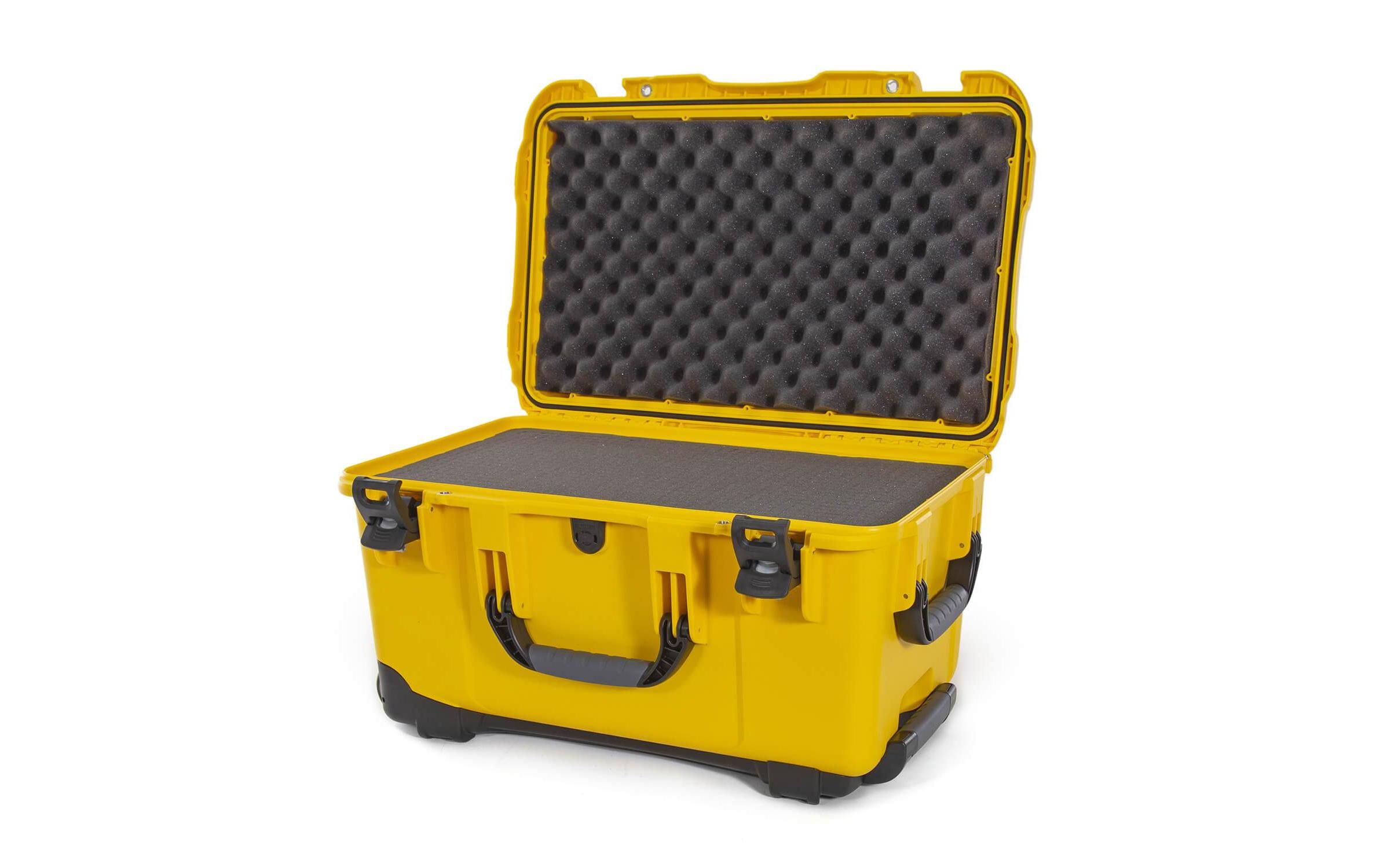 Kunststoffkoffer 938 - mit Schaum Gelb<br>Leichter, wasserdichter und robuster Hartschalenkoffer