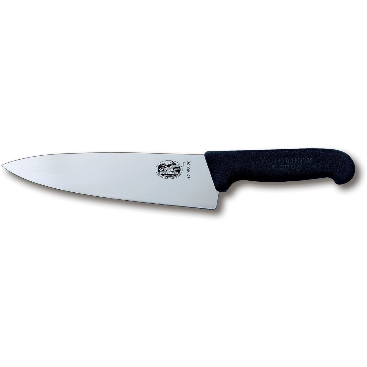 Kokkekniv ekstra bred med Fibroxhåndtak 20 cm