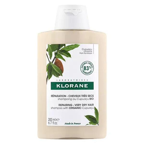 Klorane Shampoo Reparador Manteiga de Cupuaçu 200ml