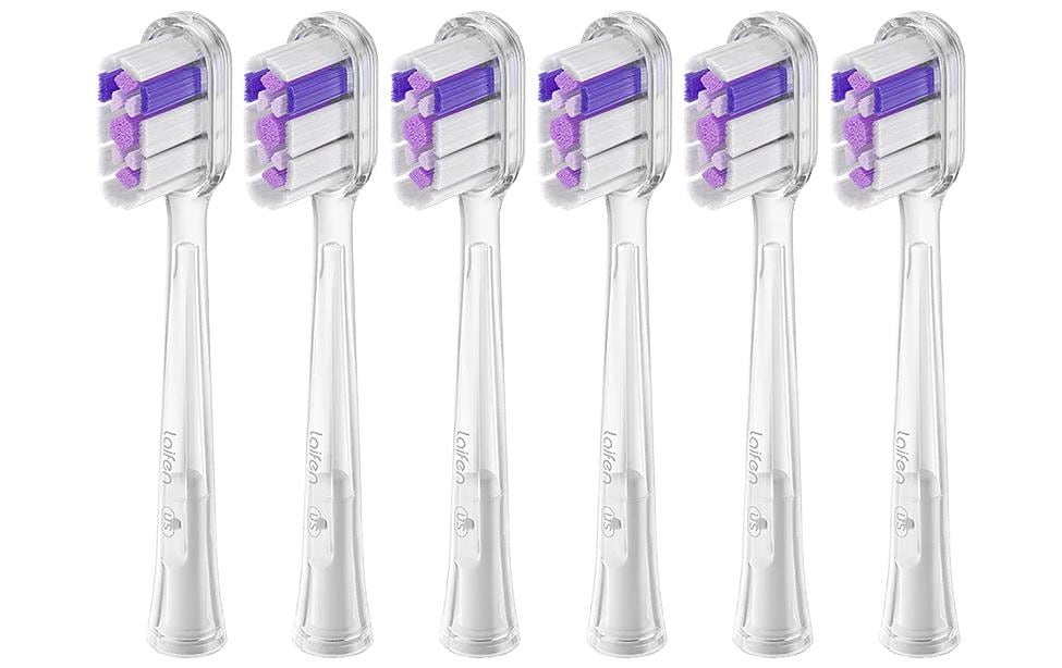 Zahnbürstenkopf Wave Ultra-Whitening Transparent, 6 StückErsatzbürstenköpfe