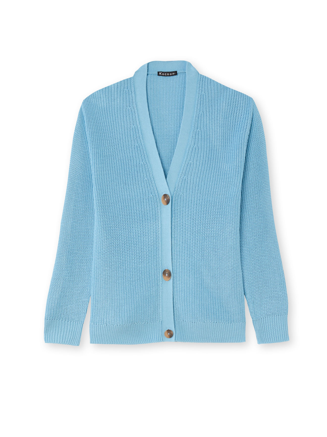 Gilet en côtes perlées