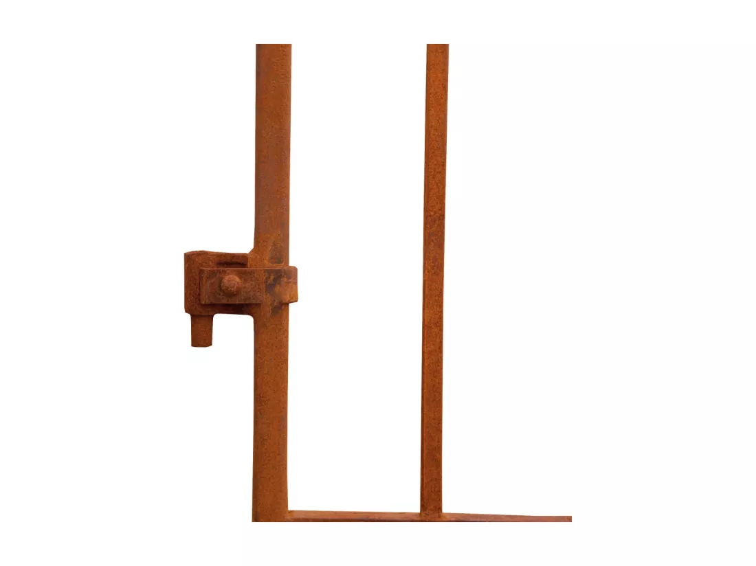 BISCOTTINI Portail en fer - Fer massif avec détails ornementaux - Clôture en fer - Portail en métal - Porte décorative - Portail d'entrée - 400x8x272cm