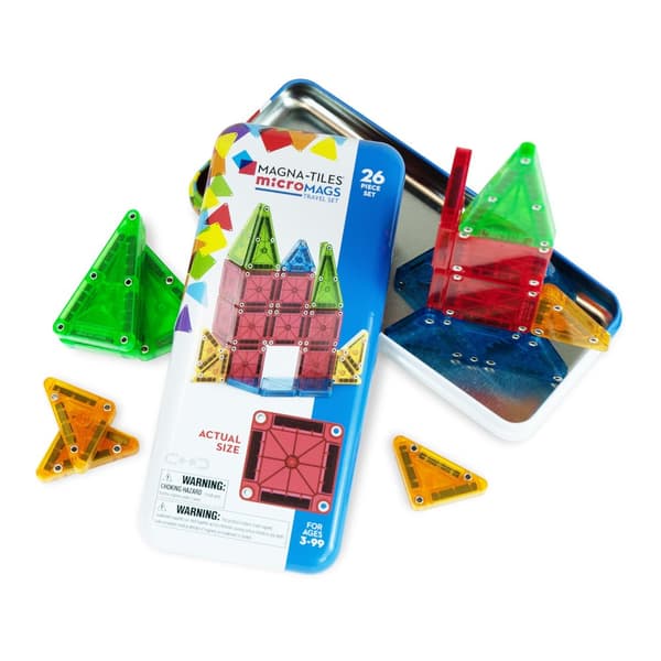 microMAGS 26 stk Travel Metal Box Magna-Tiles
