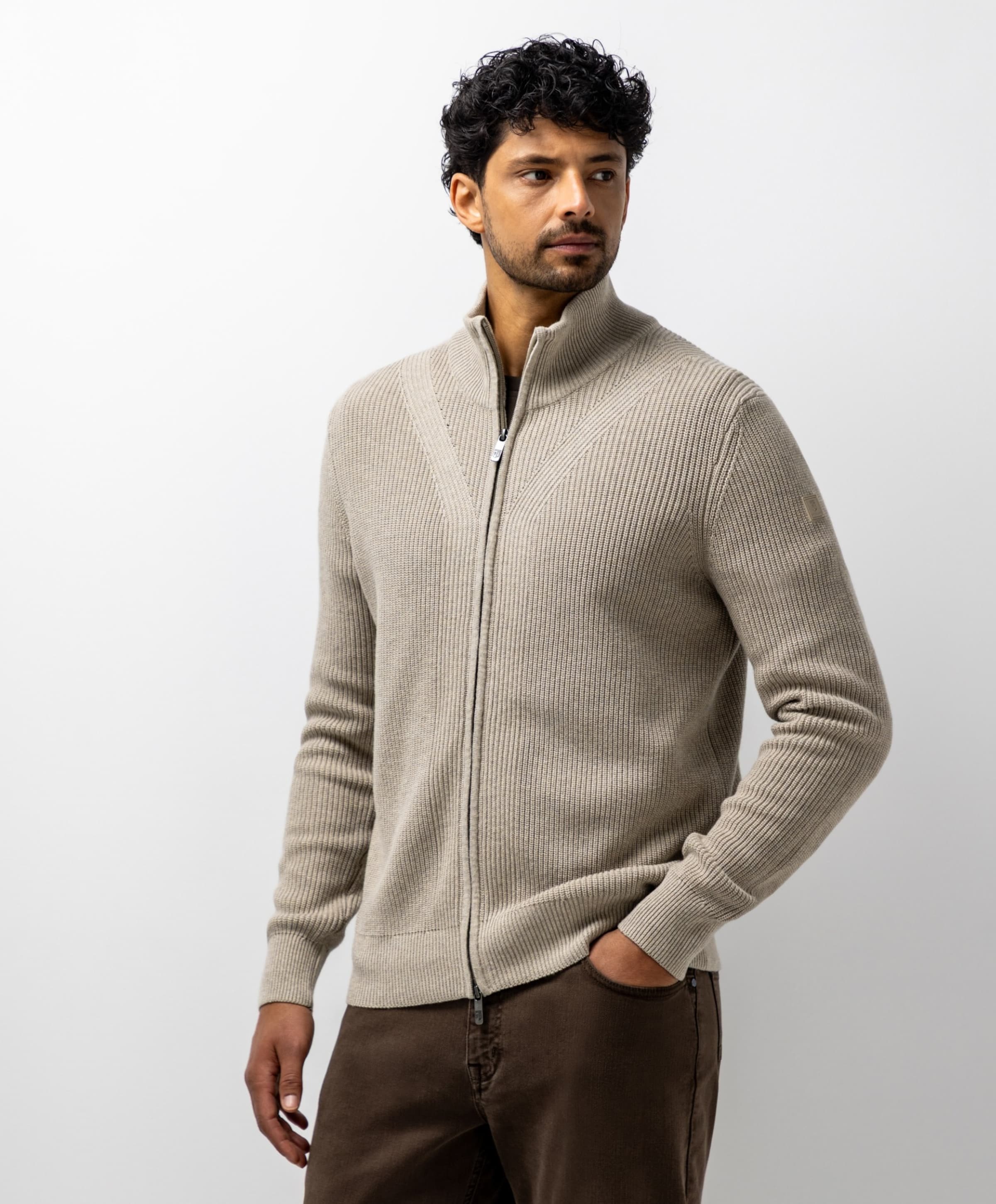 State of Art Heren vest beige