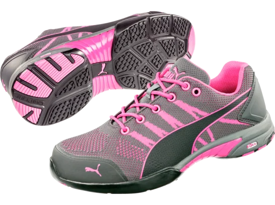 Baskets de sécurité femme Celerity Knit S1 HRO SRC Puma roses