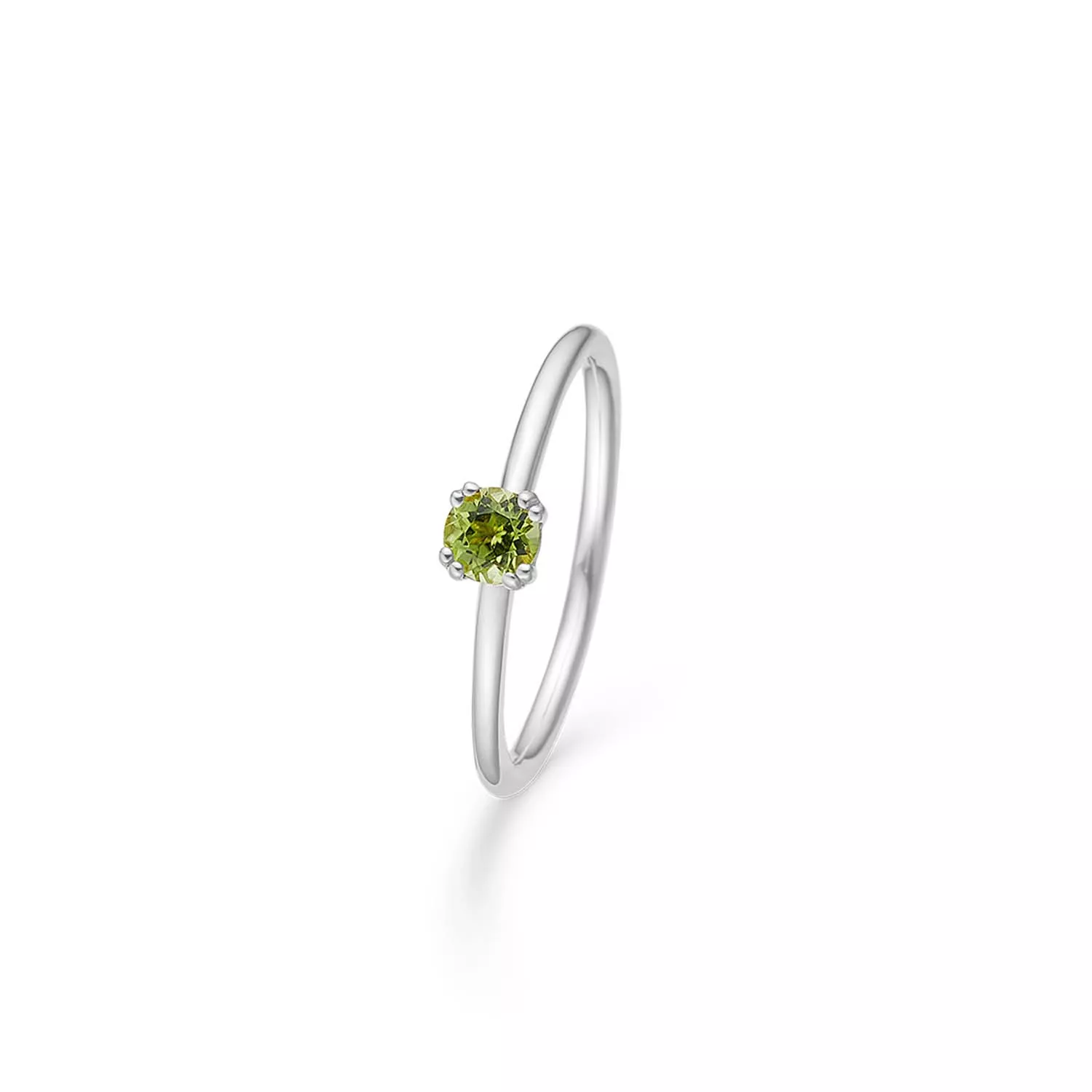 Mads Z Poetry Solitaire Peridot Ring Sølv 2146053