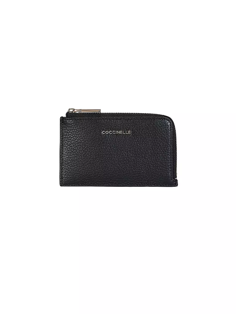 COCCINELLE Geldbörse METALLIC SOFT schwarz