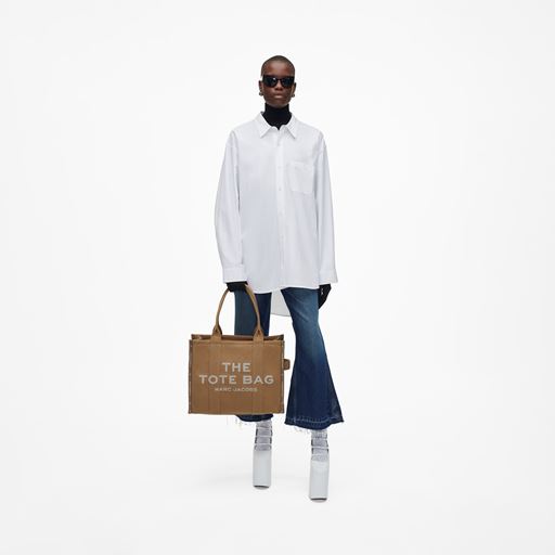 Marc Jacobs The Jacquard Big Traveler Tote Taske, Camel