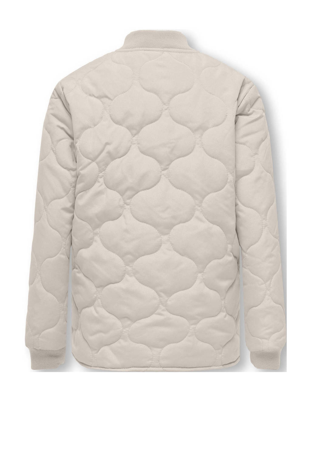 ONLY quilted gewatteerde tussenjas KOGANNA greige
