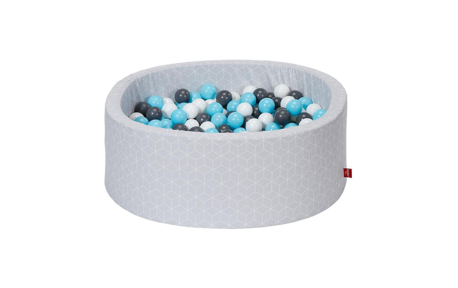Knorrtoys® Bällebad »Grau mit Geo Würfel inkl. 300 Bälle«