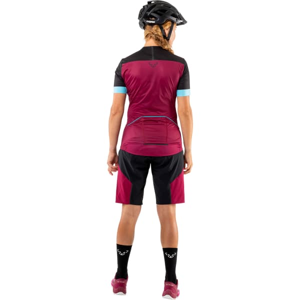 Maillot VTT DYNAFIT RIDE LIGHT 1/2 ZIP SHIRT W BEET RED