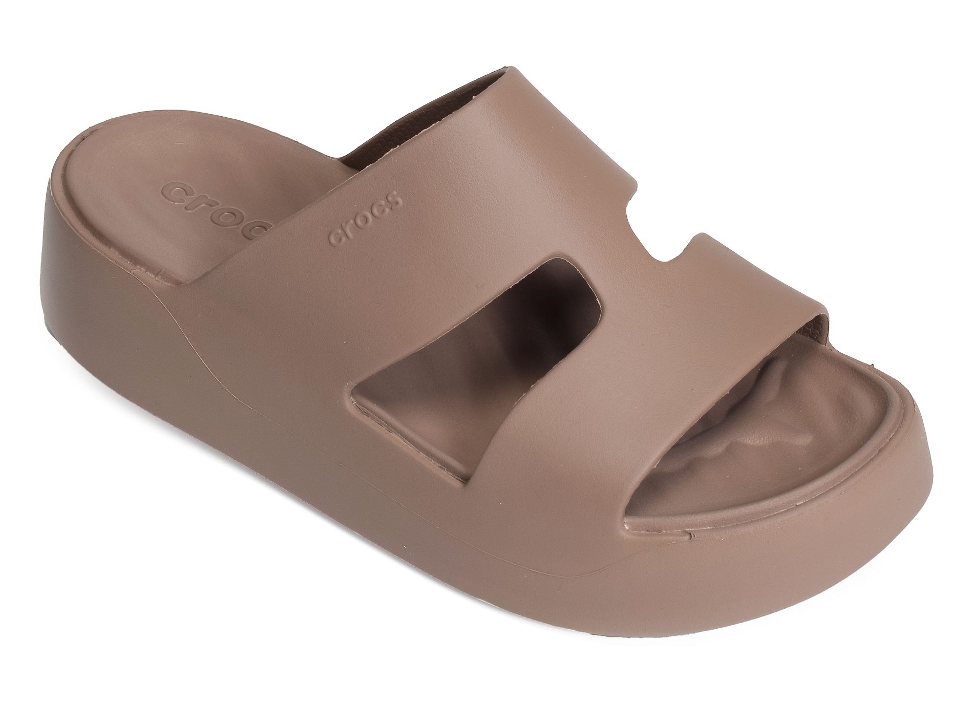 Getaway platform h strap taupe
