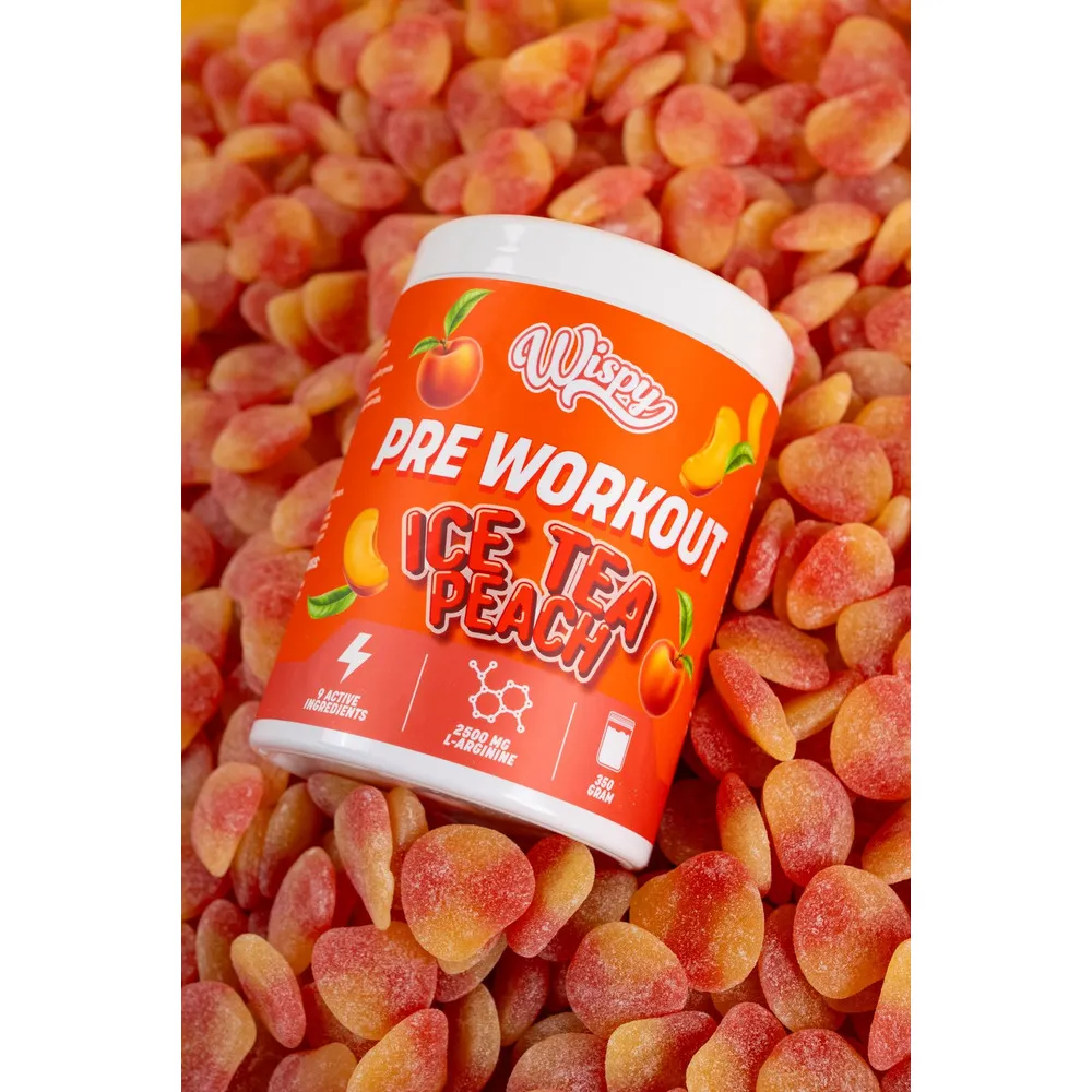 Wispy Pre Workout Ice Tea Peach - 350 g.