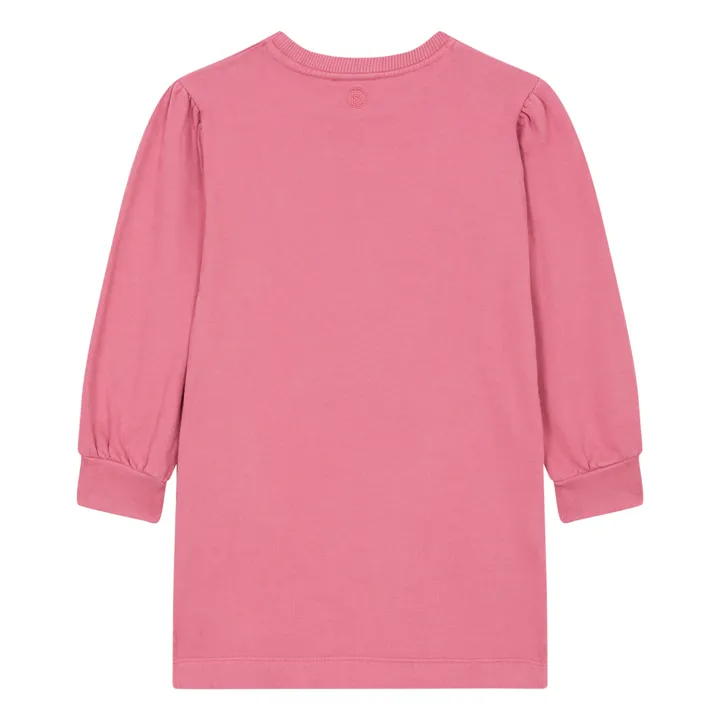 SMALLABLE BASICS Robe Pull Fille Manches Bouffantes  | Vieux Rose