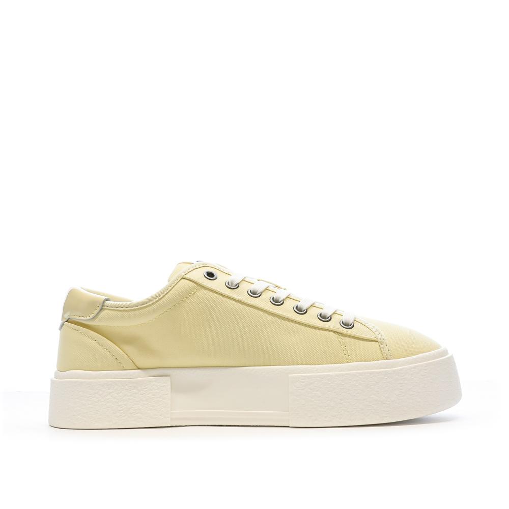 Tommy Hilfiger Baskets Jaunes Femme Tommy Hilfiger Foxing Flatform