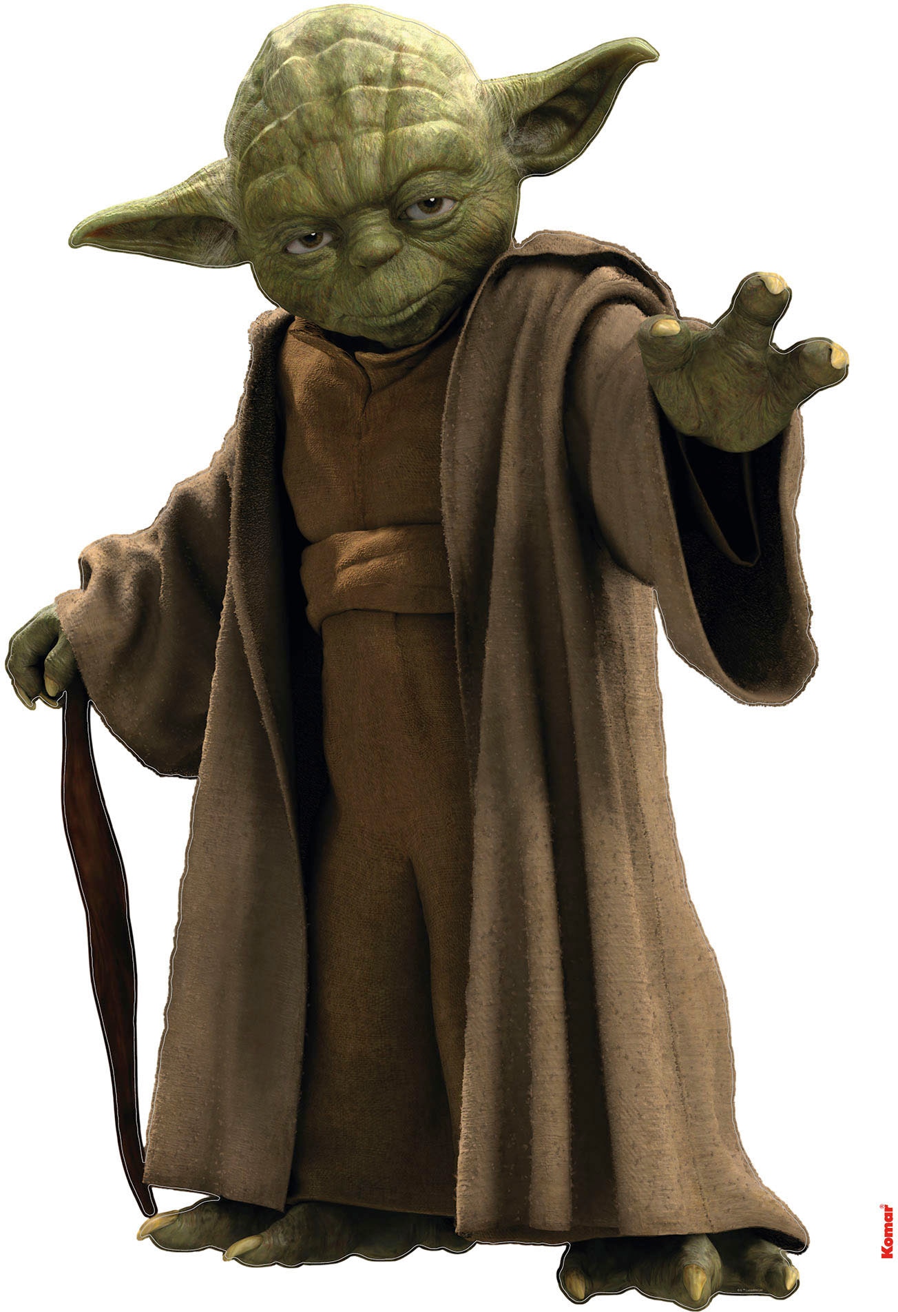 Komar Wandtattoo »Star Wars Yoda - Grösse 100 x 70 cm« selbstklebend, Wandsticker, Kinderzimmer