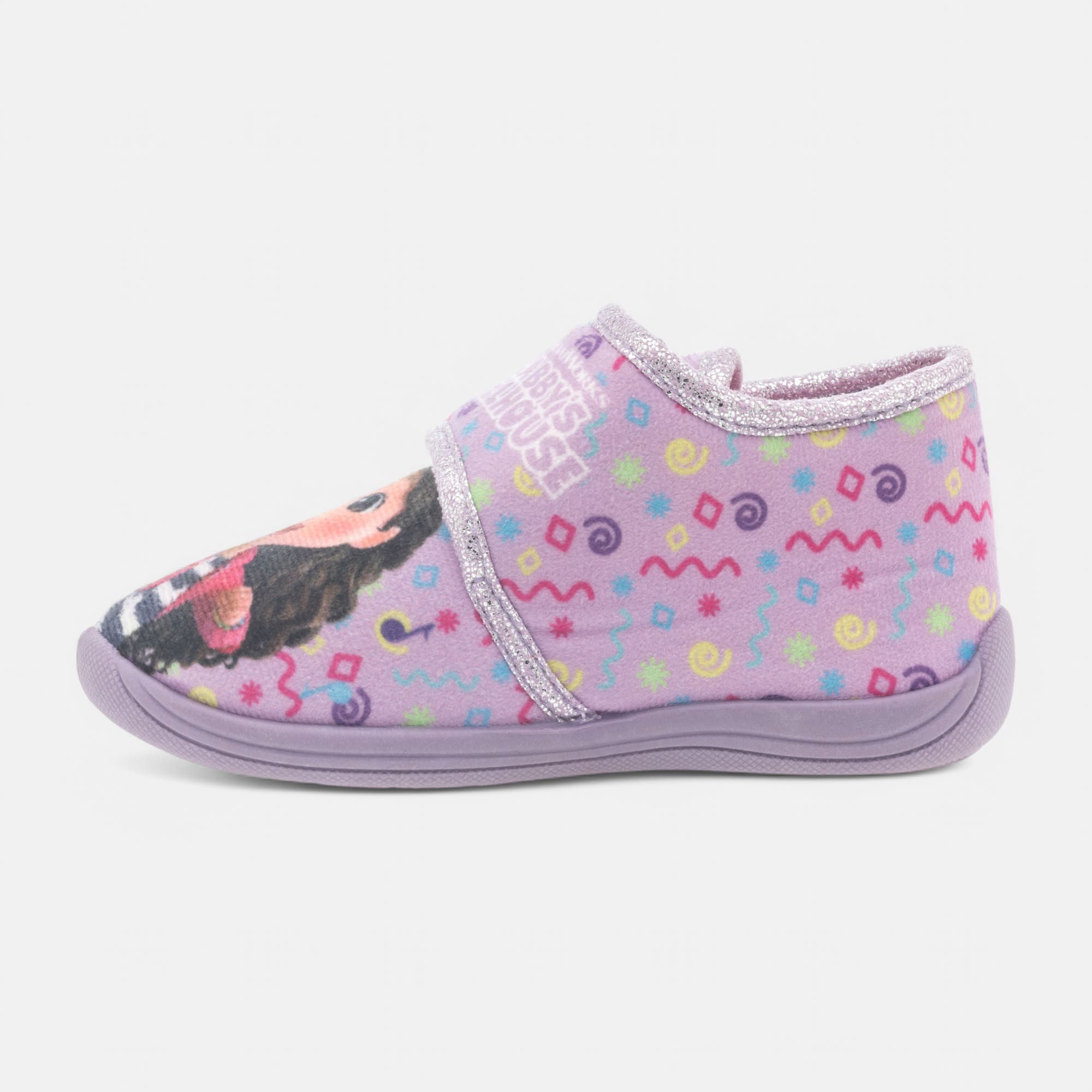 Pantoufles attaches velcros Fille violet