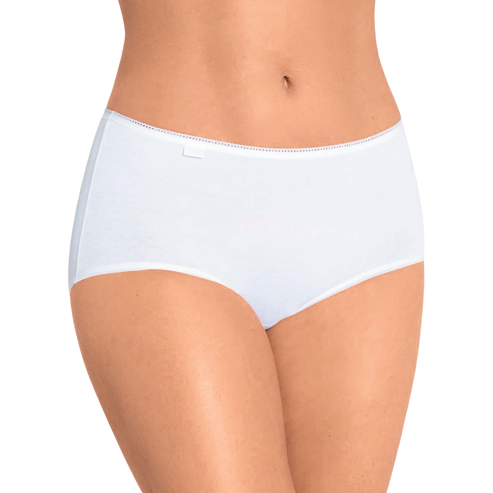 Sloggi Slip Damen 24/7 Midi C3P, 3er-Pack 44, weiss