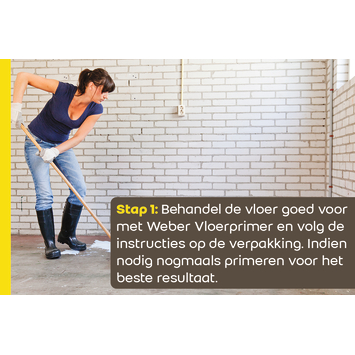 Weber Beamix Egalisatie zichtvloer 20 kg