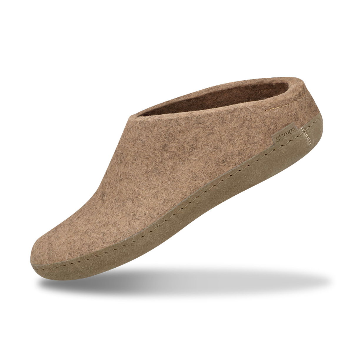 Glerups Tøffel med skindsål (Sand)