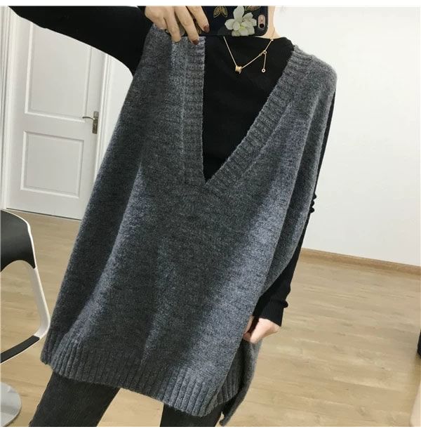 Beaustreet - V-hals lang vest