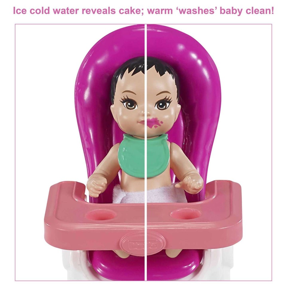 Barbie - Skipper Babysitters Doll and Playset - Feeding Chair 1 (GRP40)