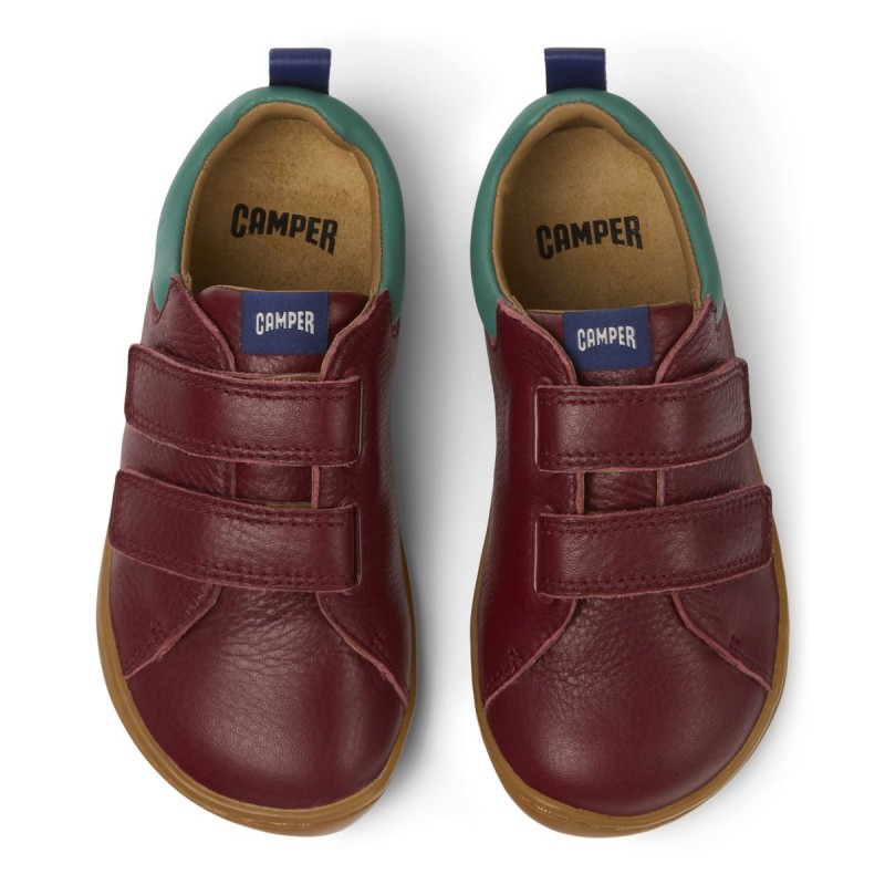 Camper Camper Peu Kids Velcros Bordeaux